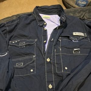 A small Columbia long sleeve shirt